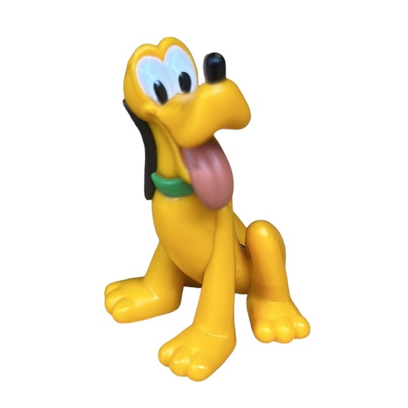 Disney Exclusive Pluto Dog PVC Figures Cake Toppers 3" & 2" - Picture 3 of 6